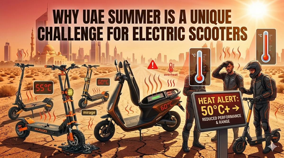 Why UAE Summer Is a Unique Challenge for Electric Scooters