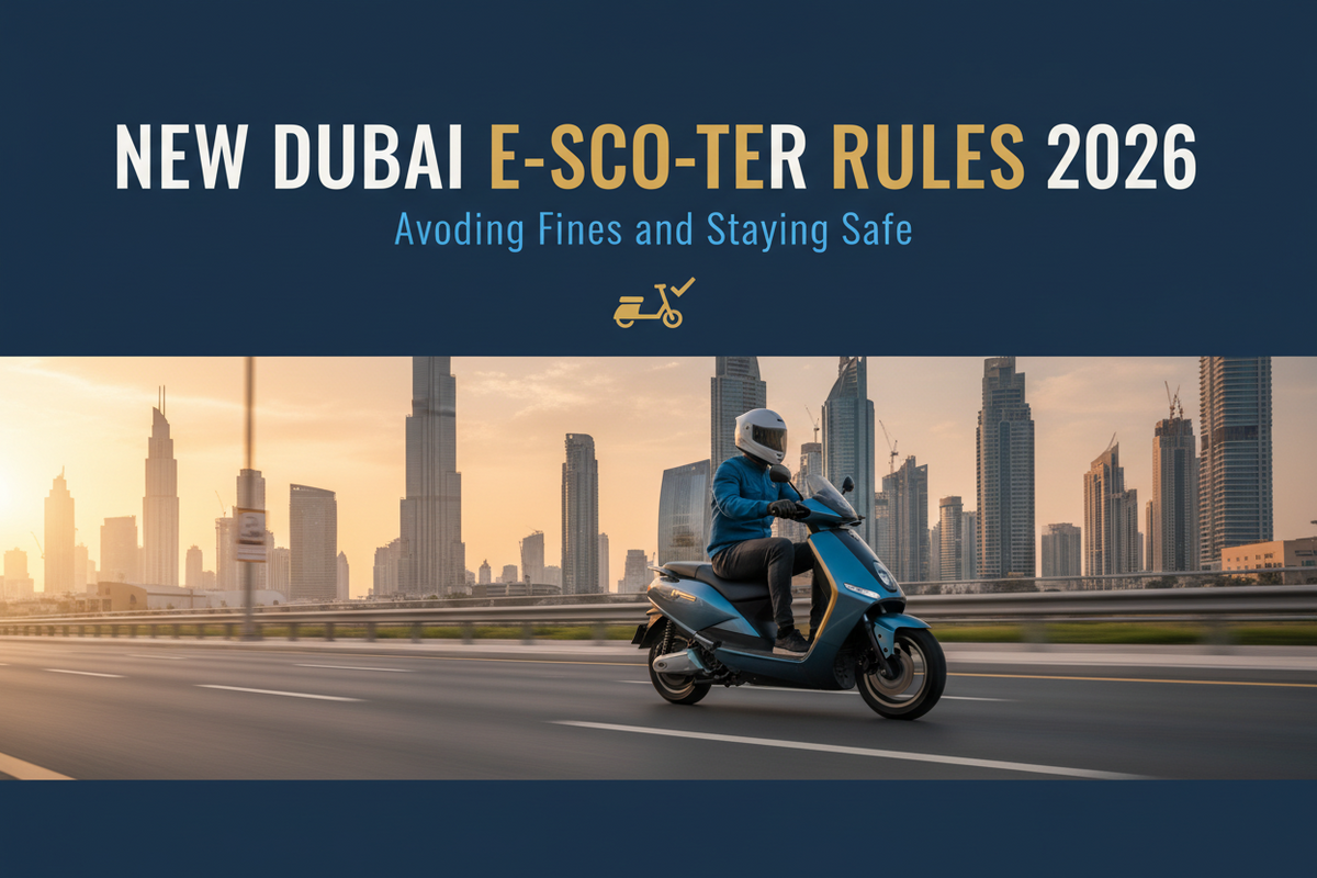 New Dubai E-Scooter Rules 2026: Avoiding Fines and Staying Safe